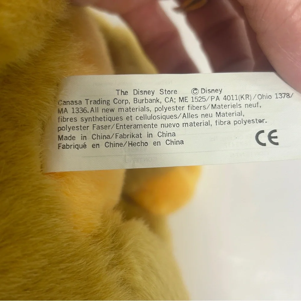 Disney The Lion King Lion Cub Plush Toy | Vintage Style Collectible Stuffed